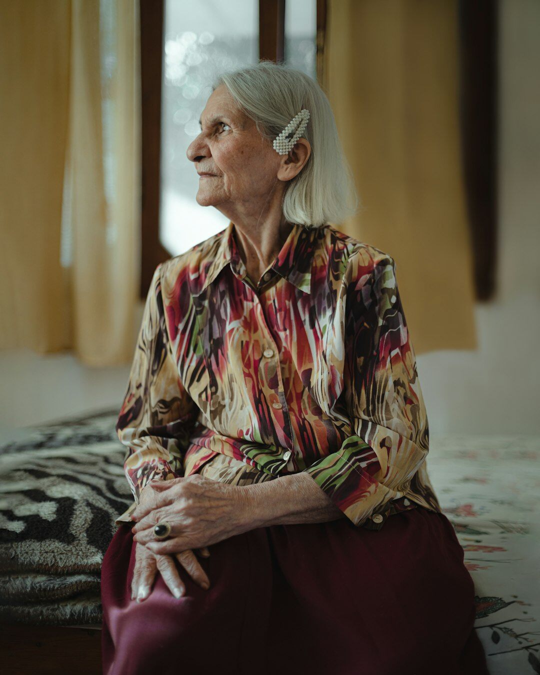 elderly woman portrait