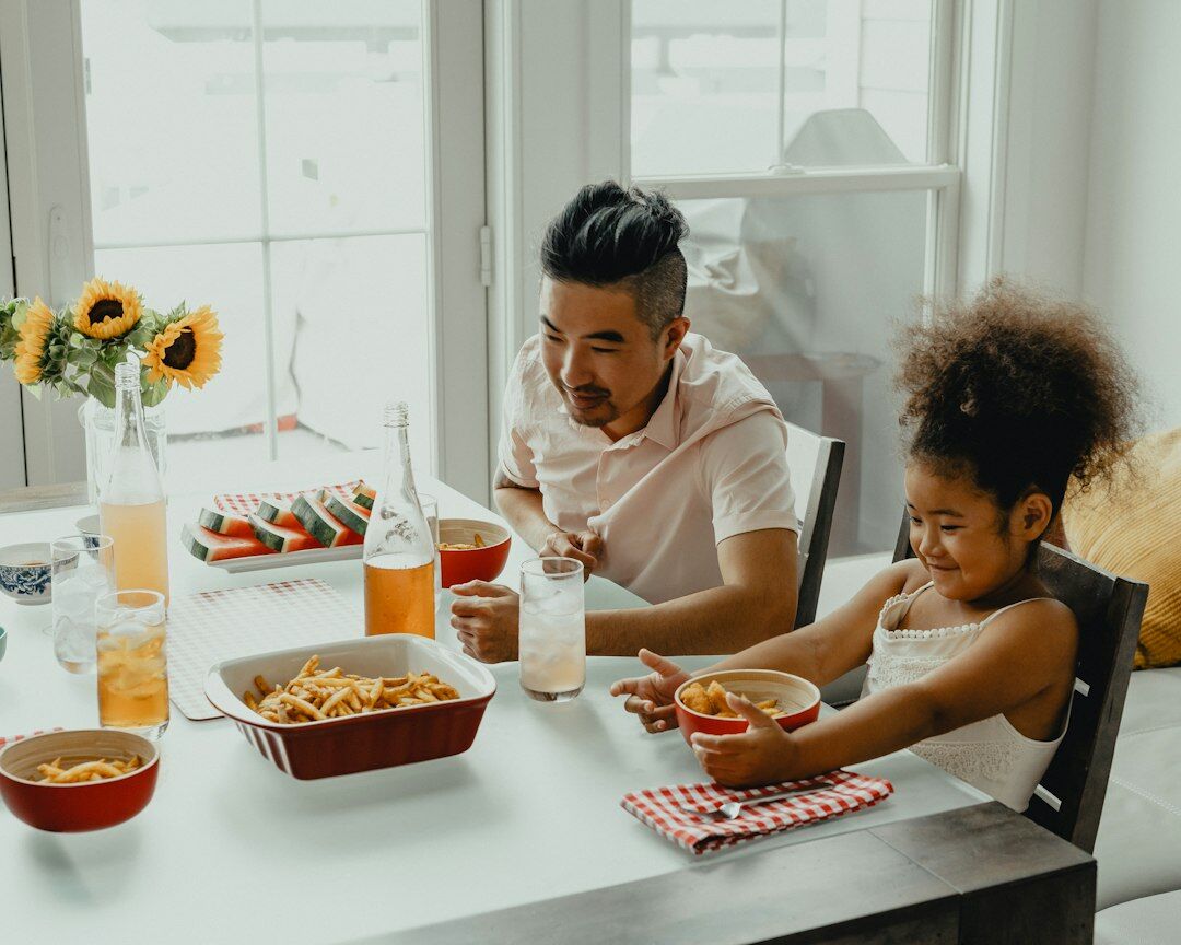 family dinner table